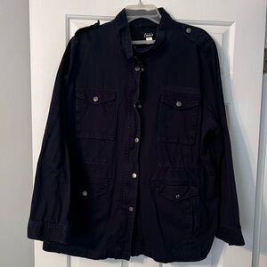 Simply Emma Navy Utility Jacket